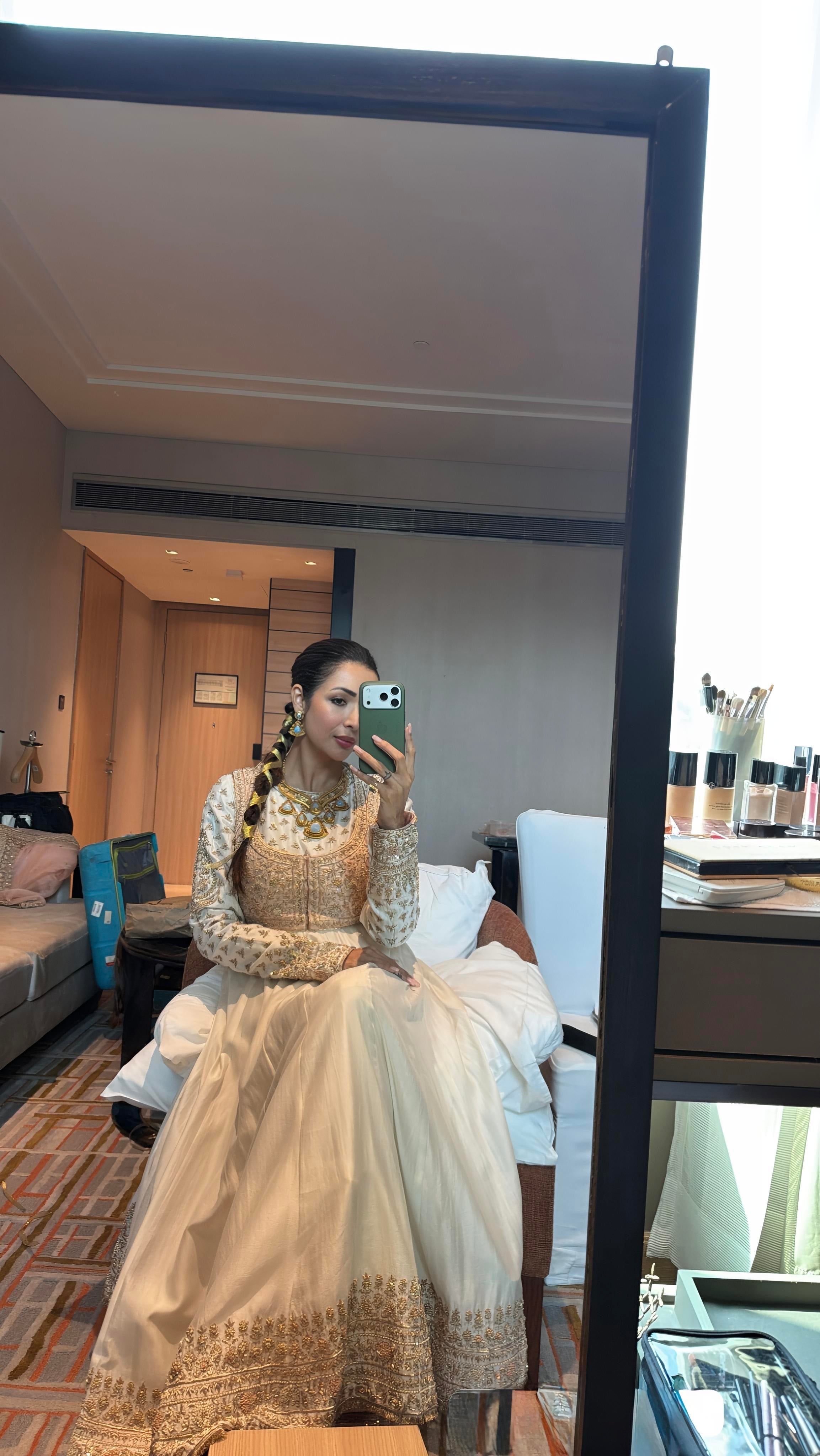 Noor Dabka Zardozi Anarkali Set