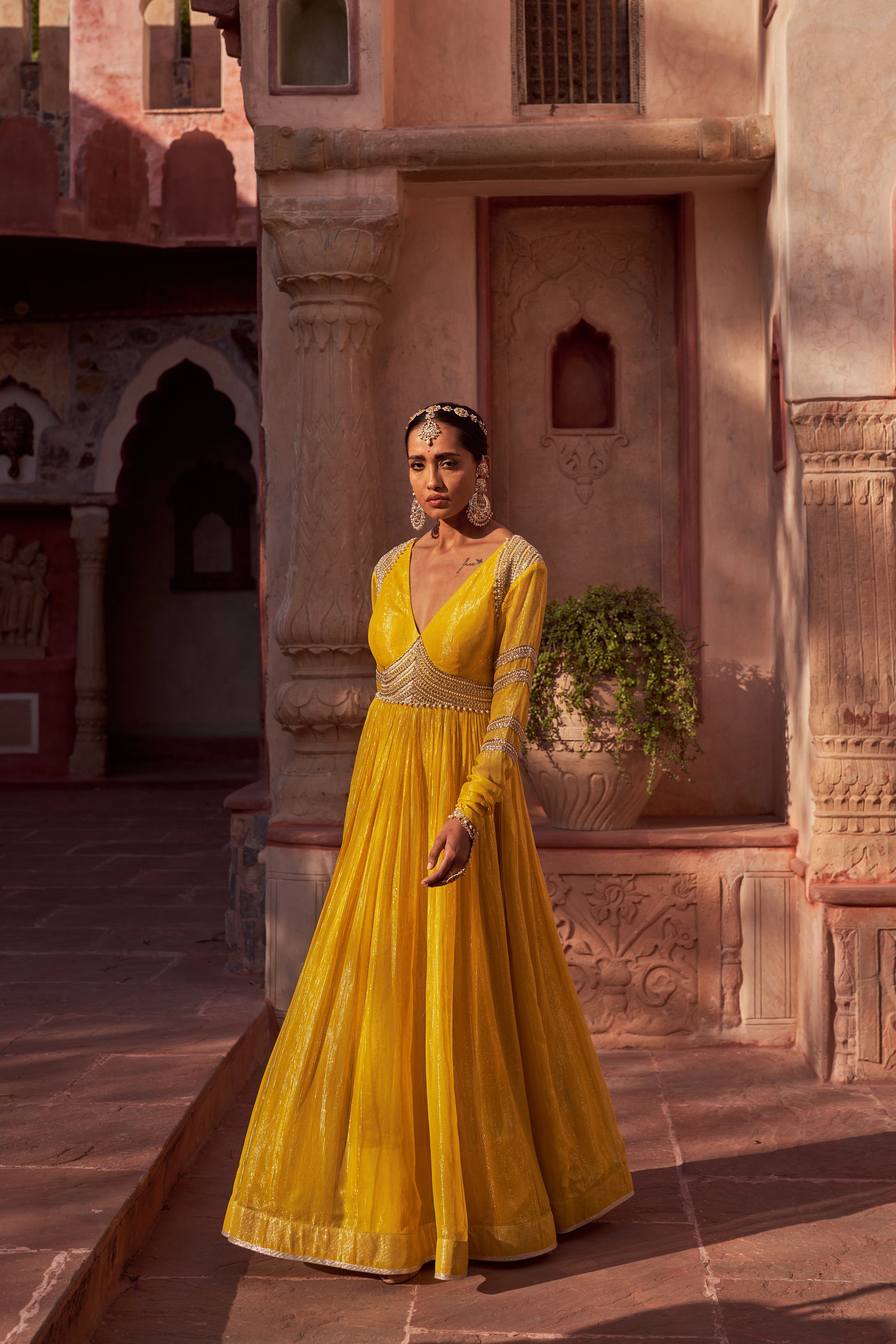 Basant Rani Anarkali Paired With Dupatta