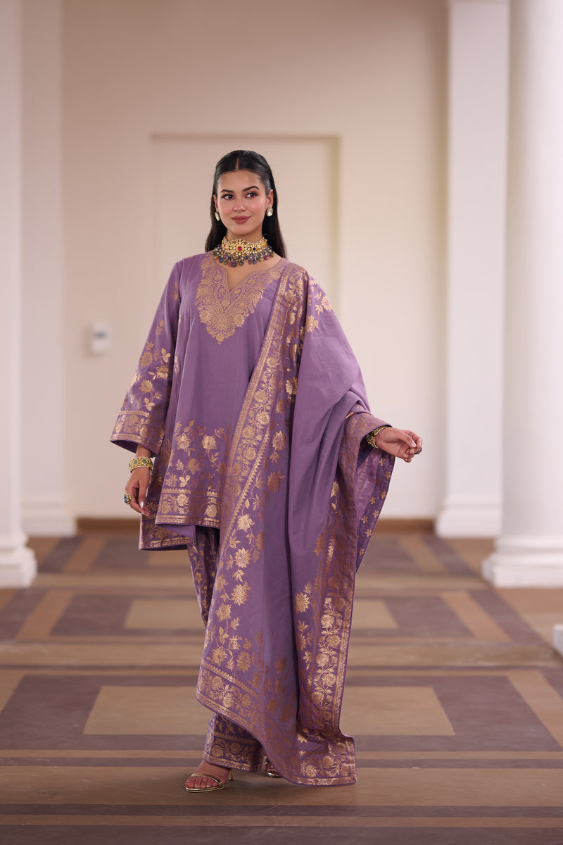 SAFAA JAMUNI PEDA KURTA SET