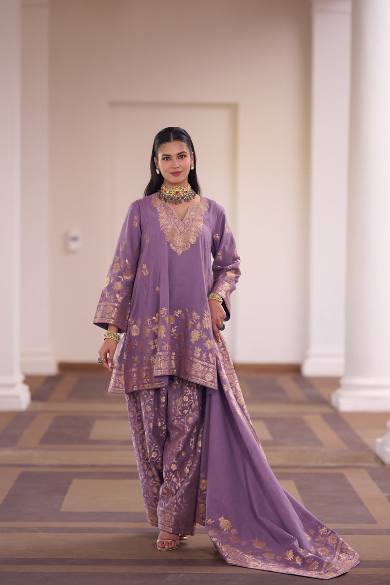 SAFAA JAMUNI PEDA KURTA SET
