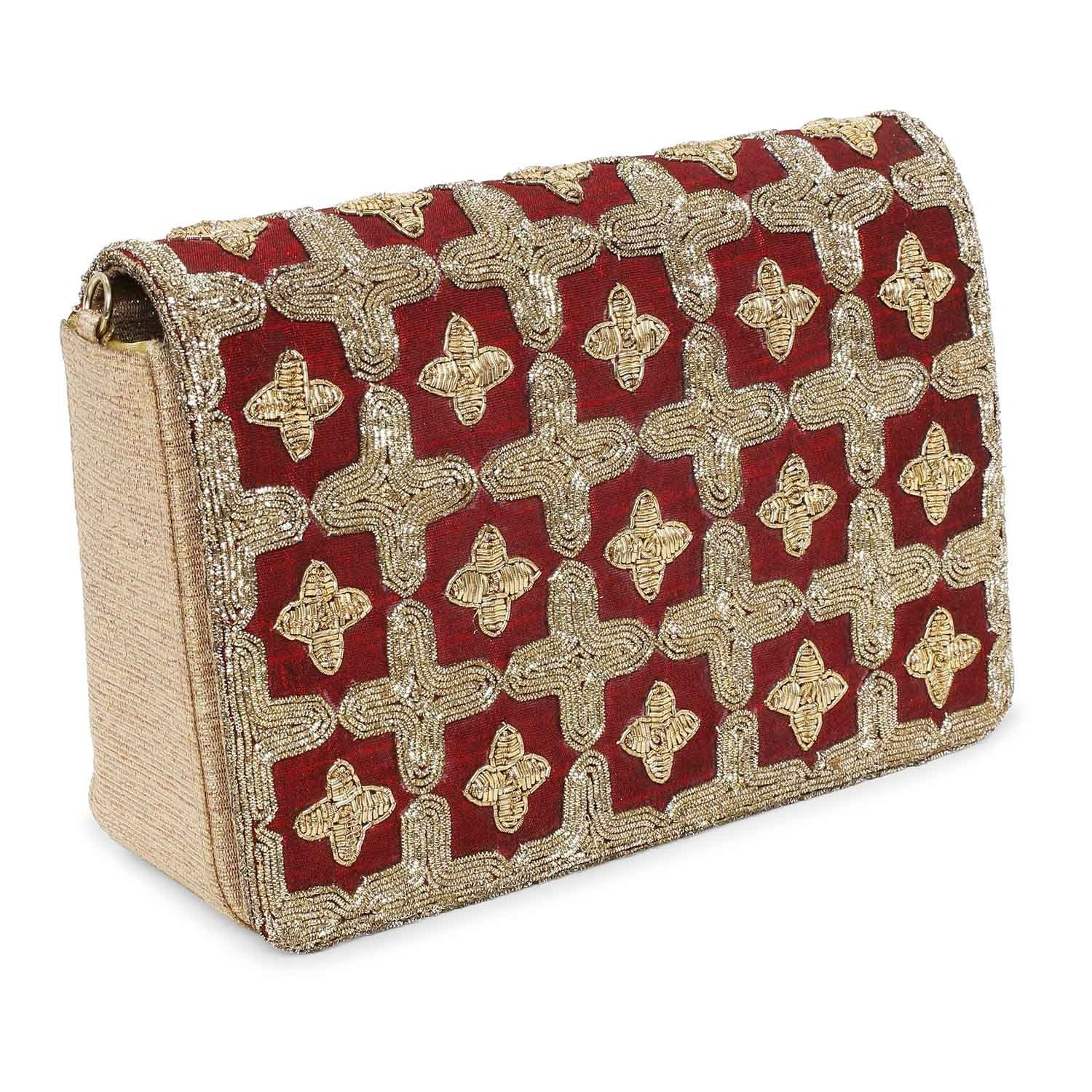 Jaal Gold Clutch