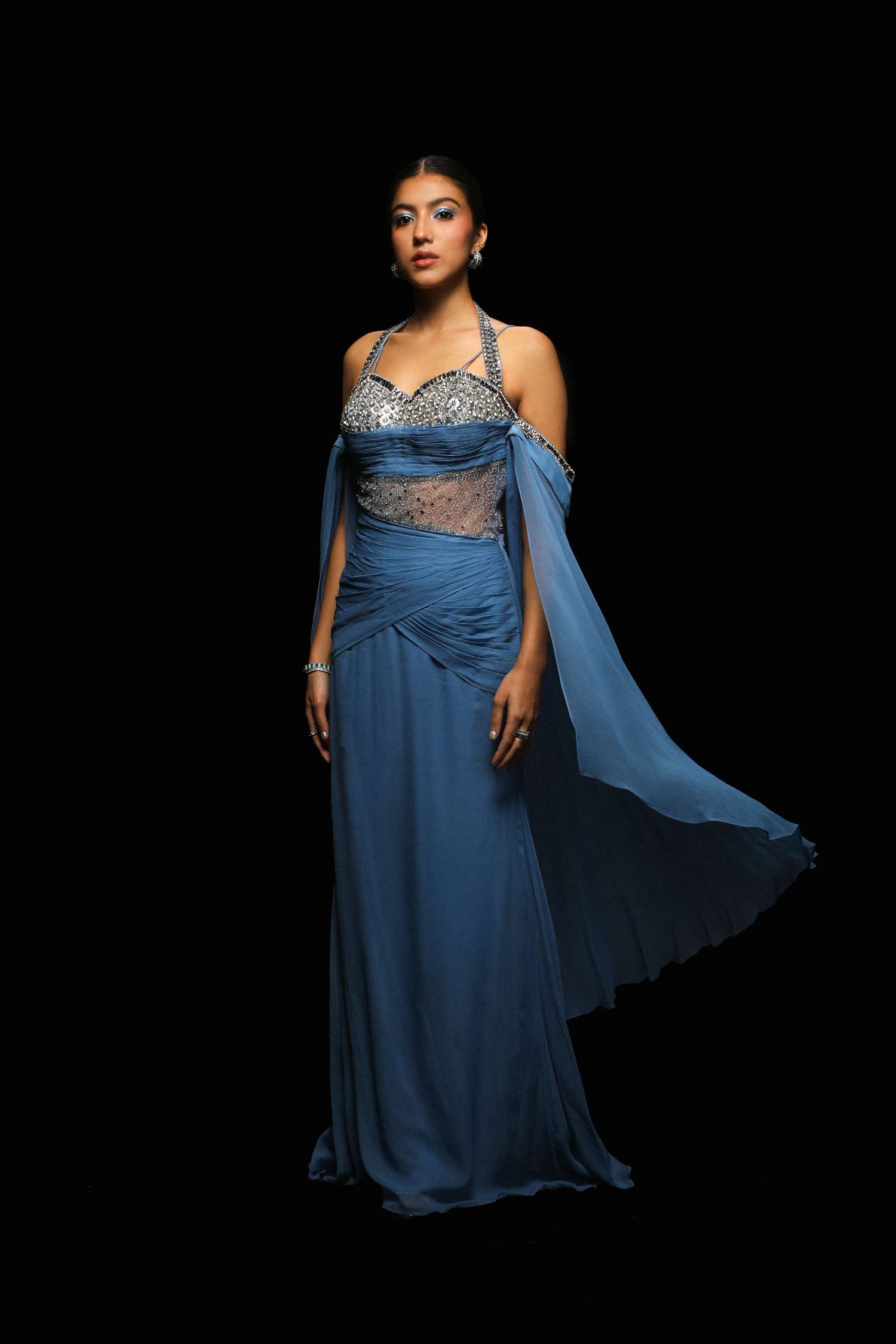 Luminara Drape Gown