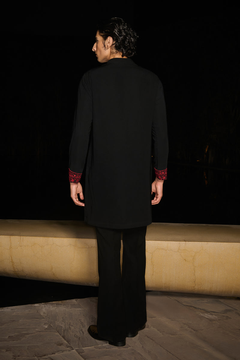 Ruby Glint Kurta Set