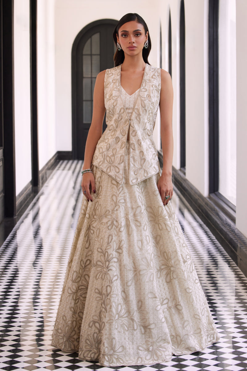 FLAVIA HEAVY LEHENGA