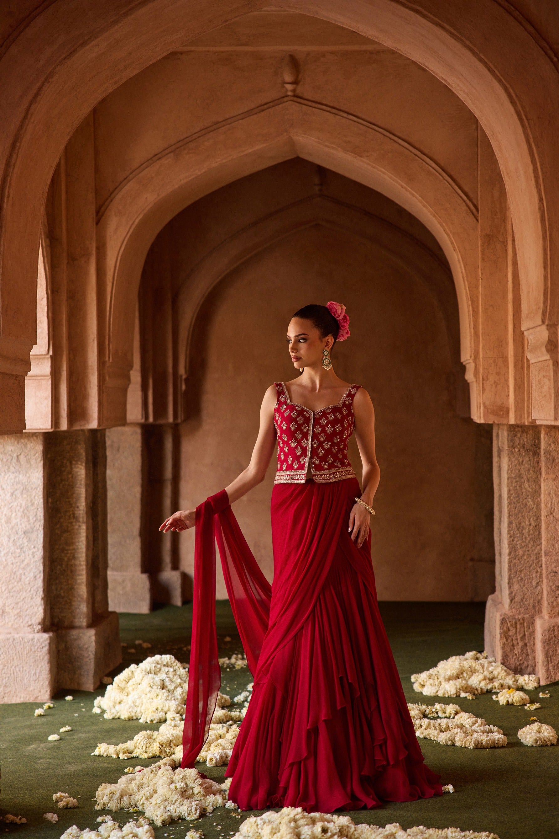 TIYANA DRAPE SAREE