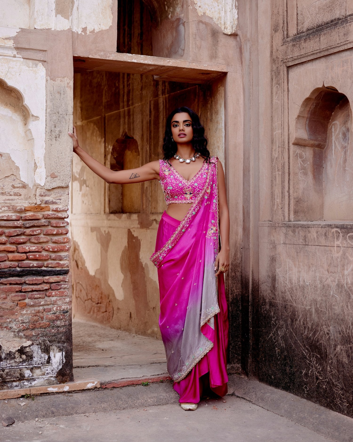Fusion Drape Saree