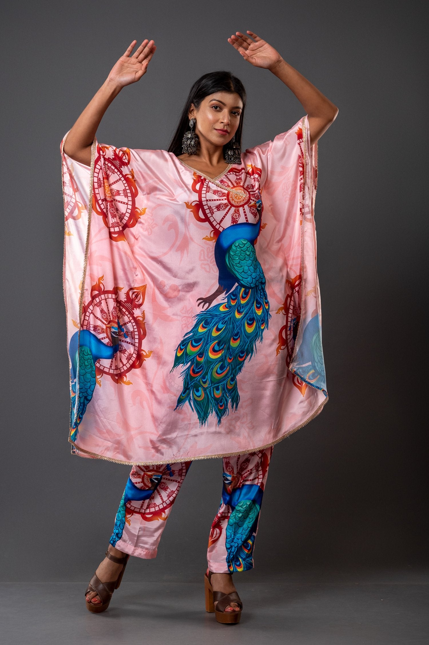 Pankh Printed Kaftan Set