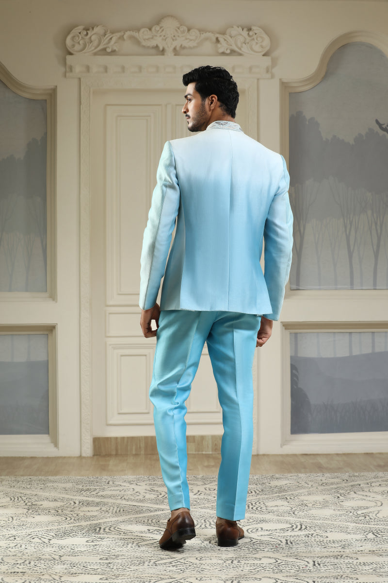 Parvat Handpainted Embroidered Bandhgala