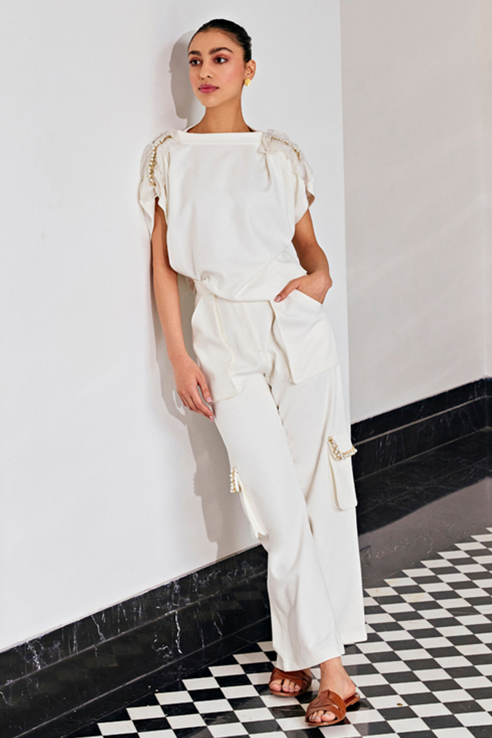 GOLD RUFFLE TRACK SET