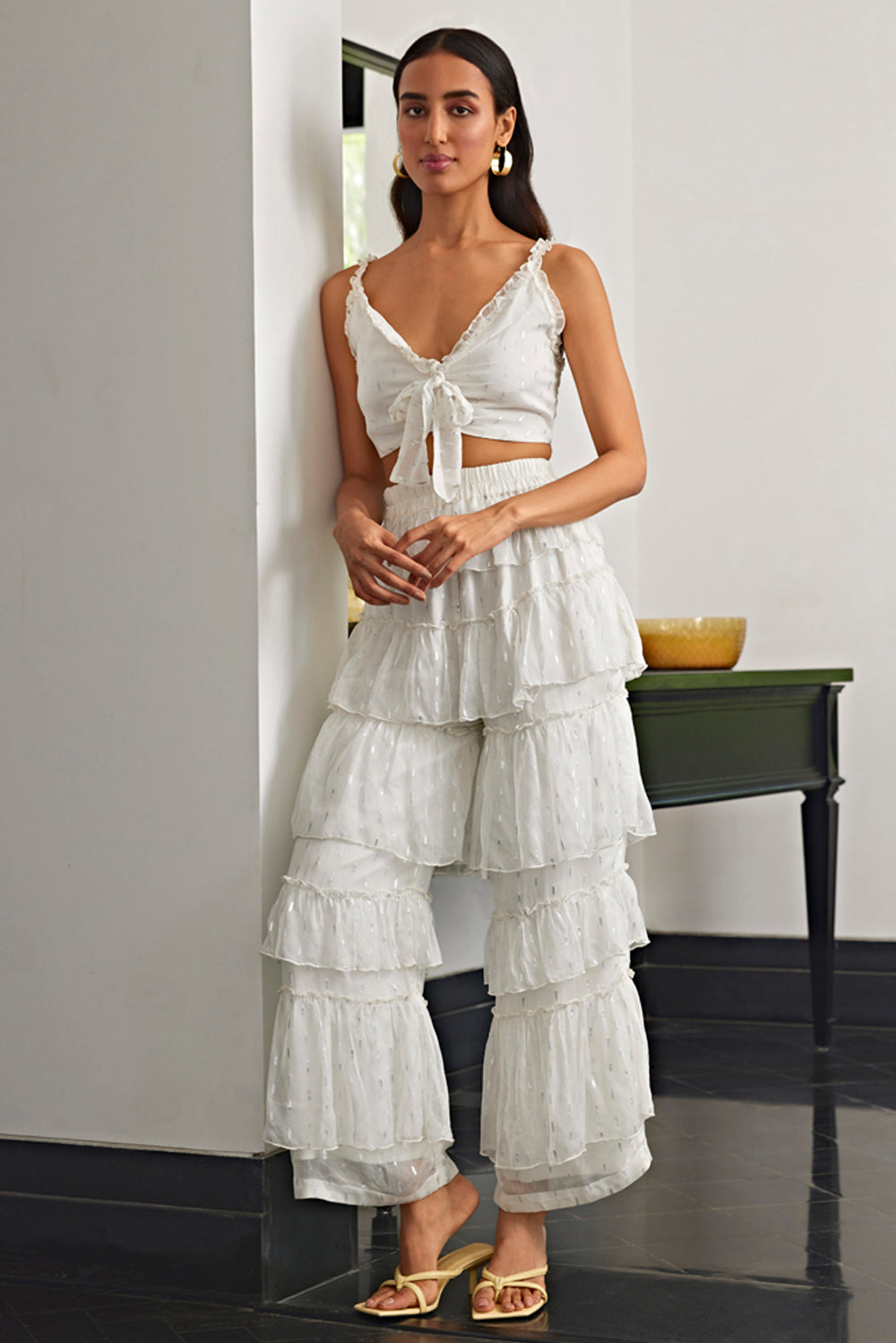 FRILL PANT & TOP SET