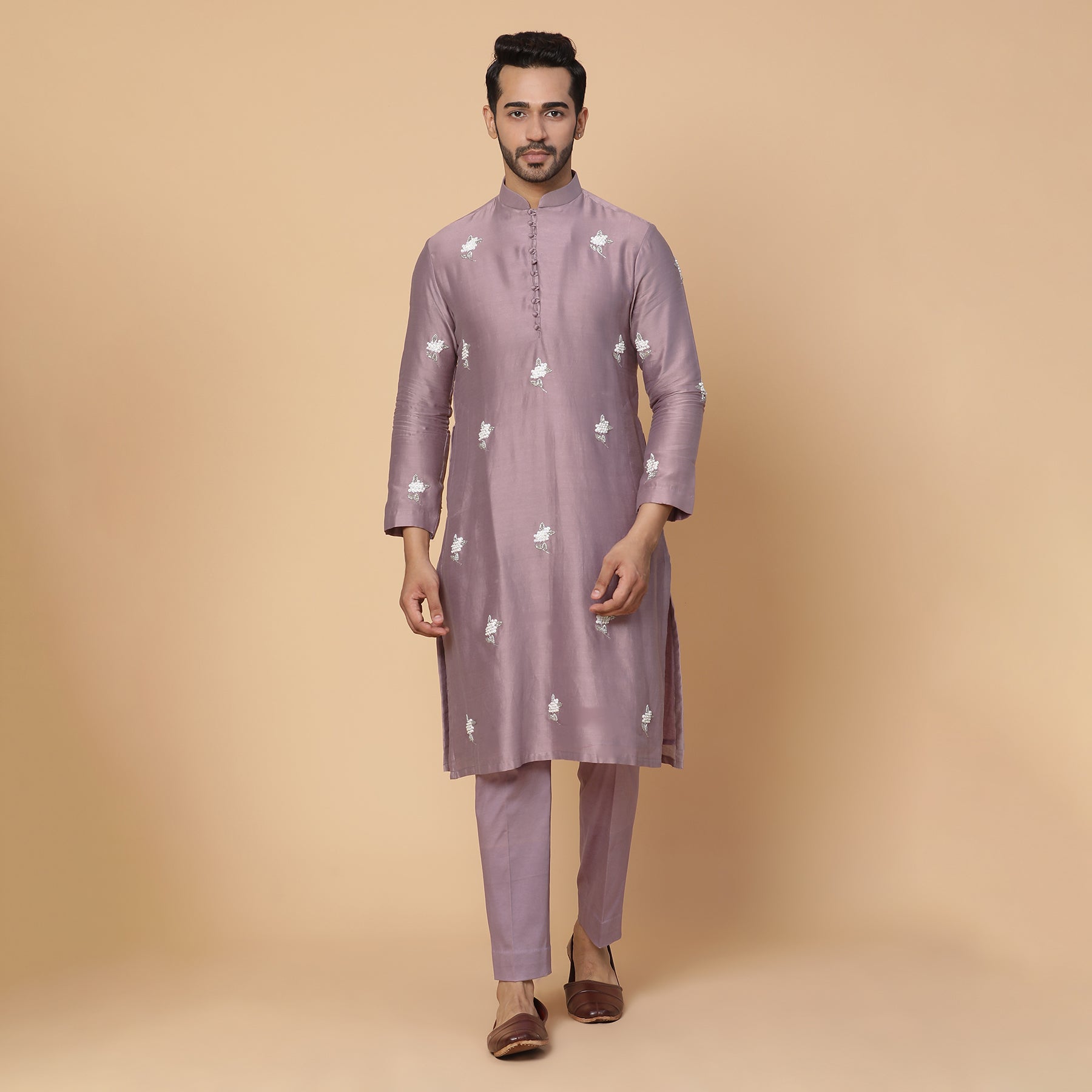 Purple Plum Kurta Set