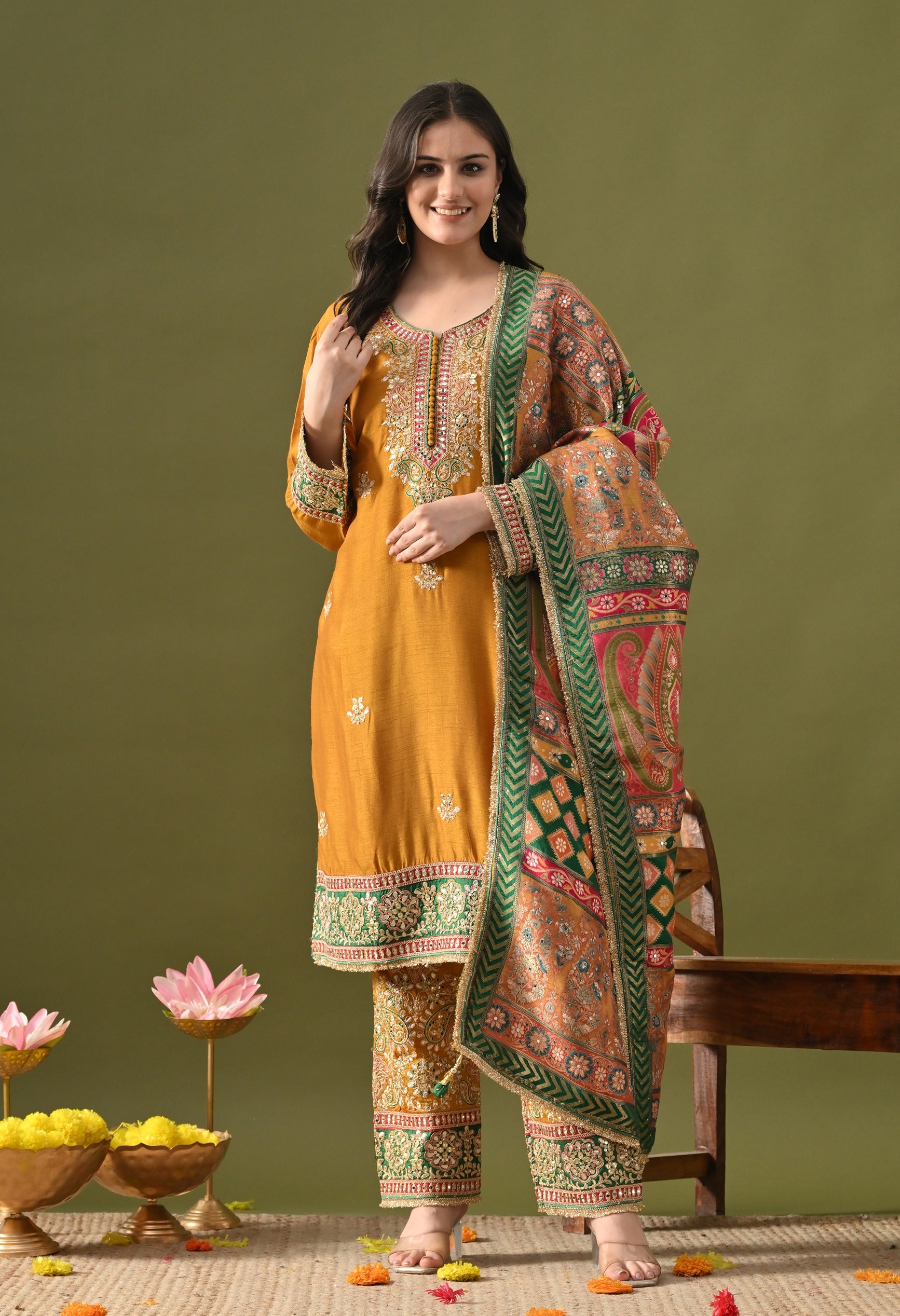 Yellow Kurta Set