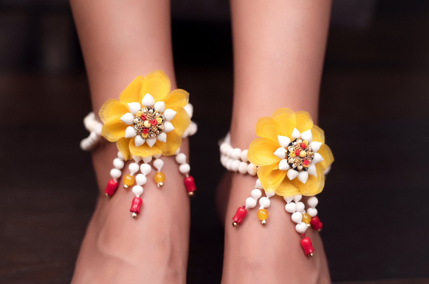Sunshine Floral Anklets