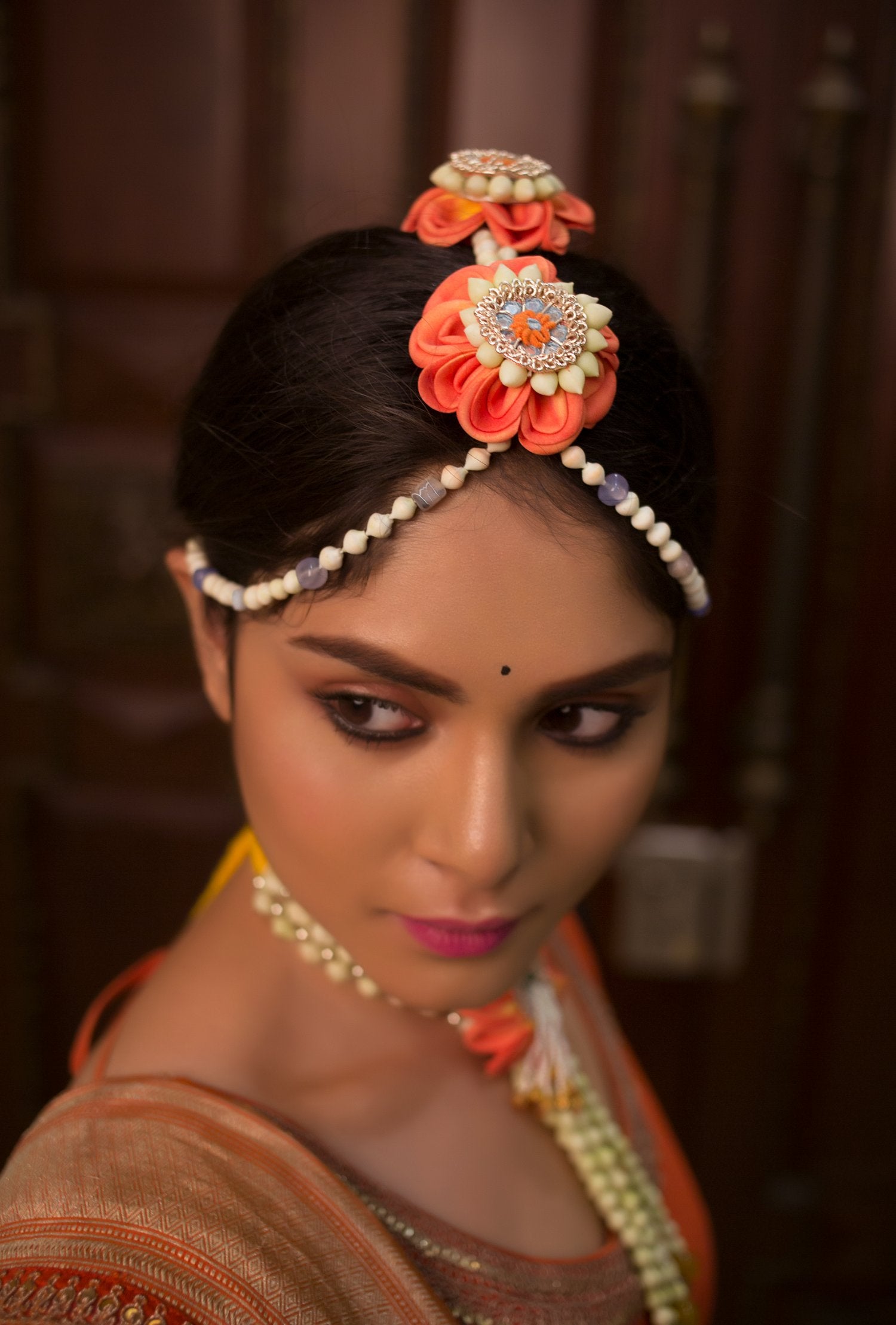 Haldi Bridal Maang Tikka