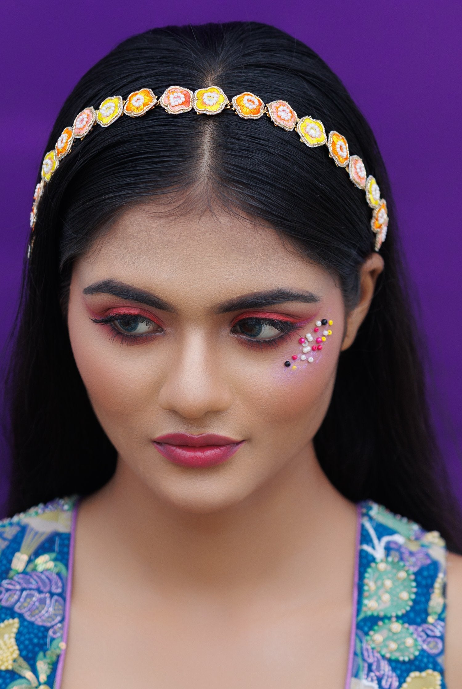 Anarkali Mangtikka With Buti Work