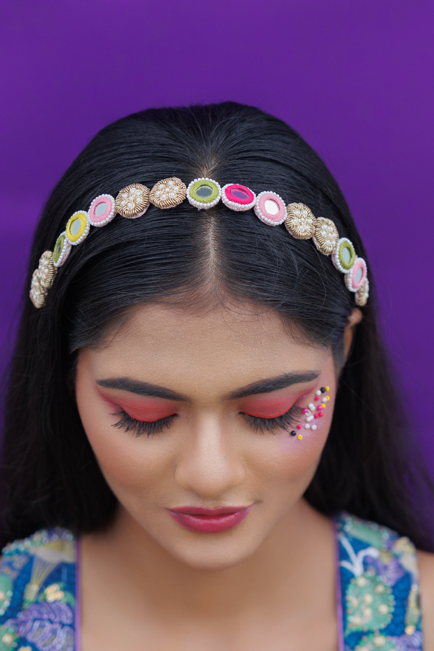 Colorful Embroidery Sheespatti