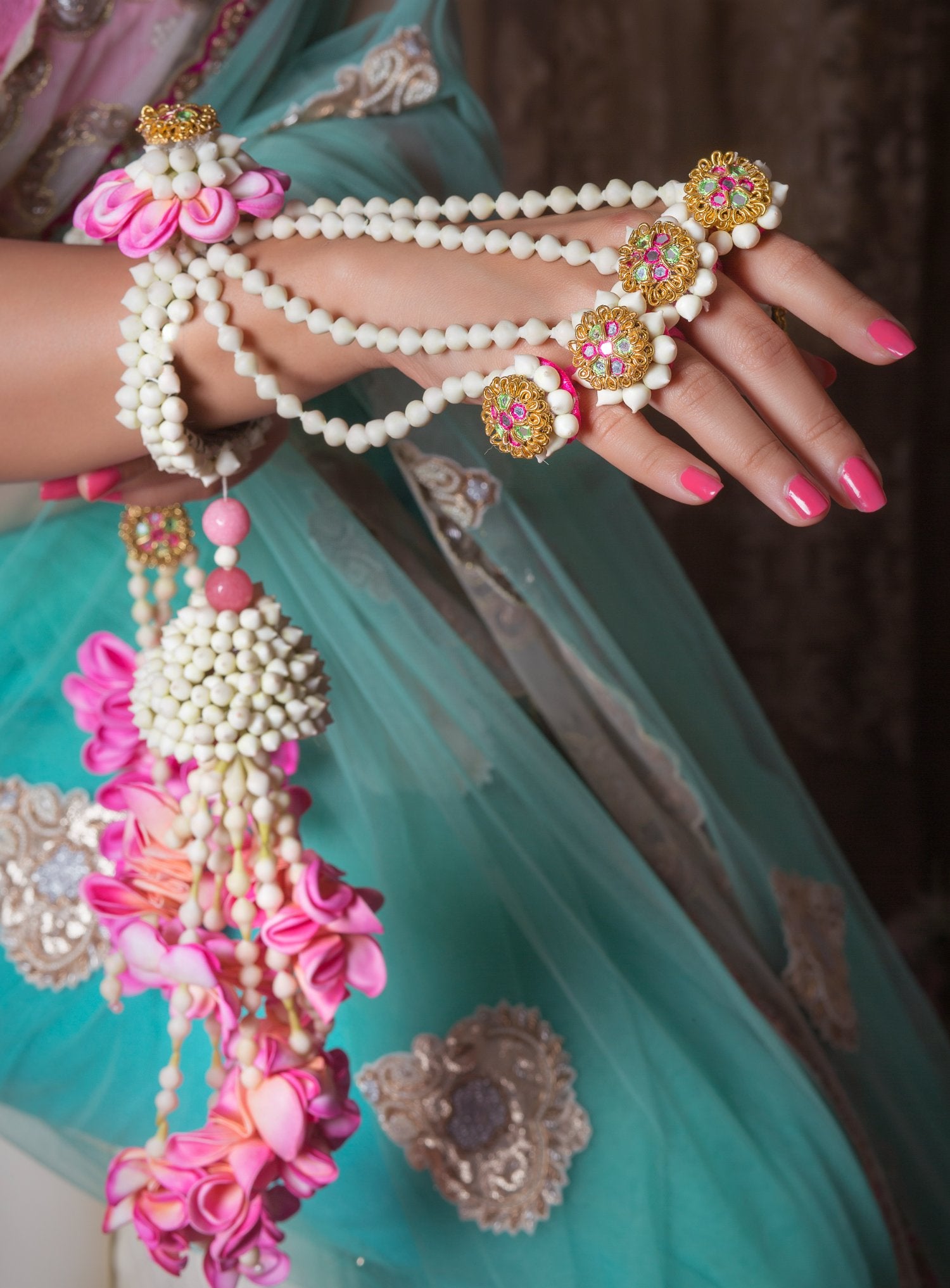 Haldi Haath Phool Kaliras (Pair)