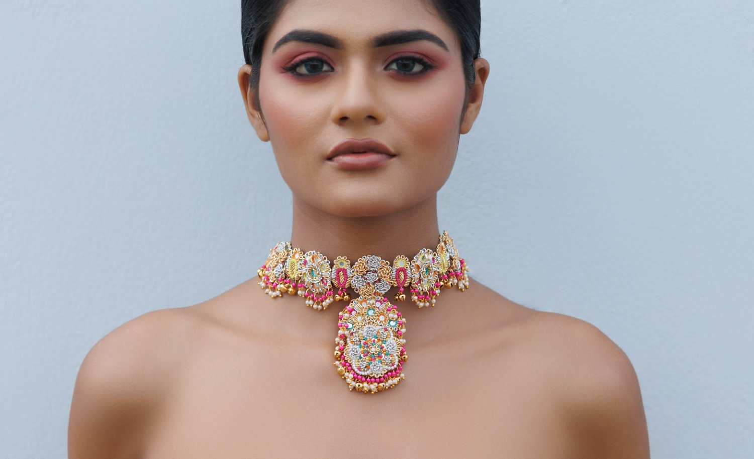 Round And Radiant Ghungroo Choker