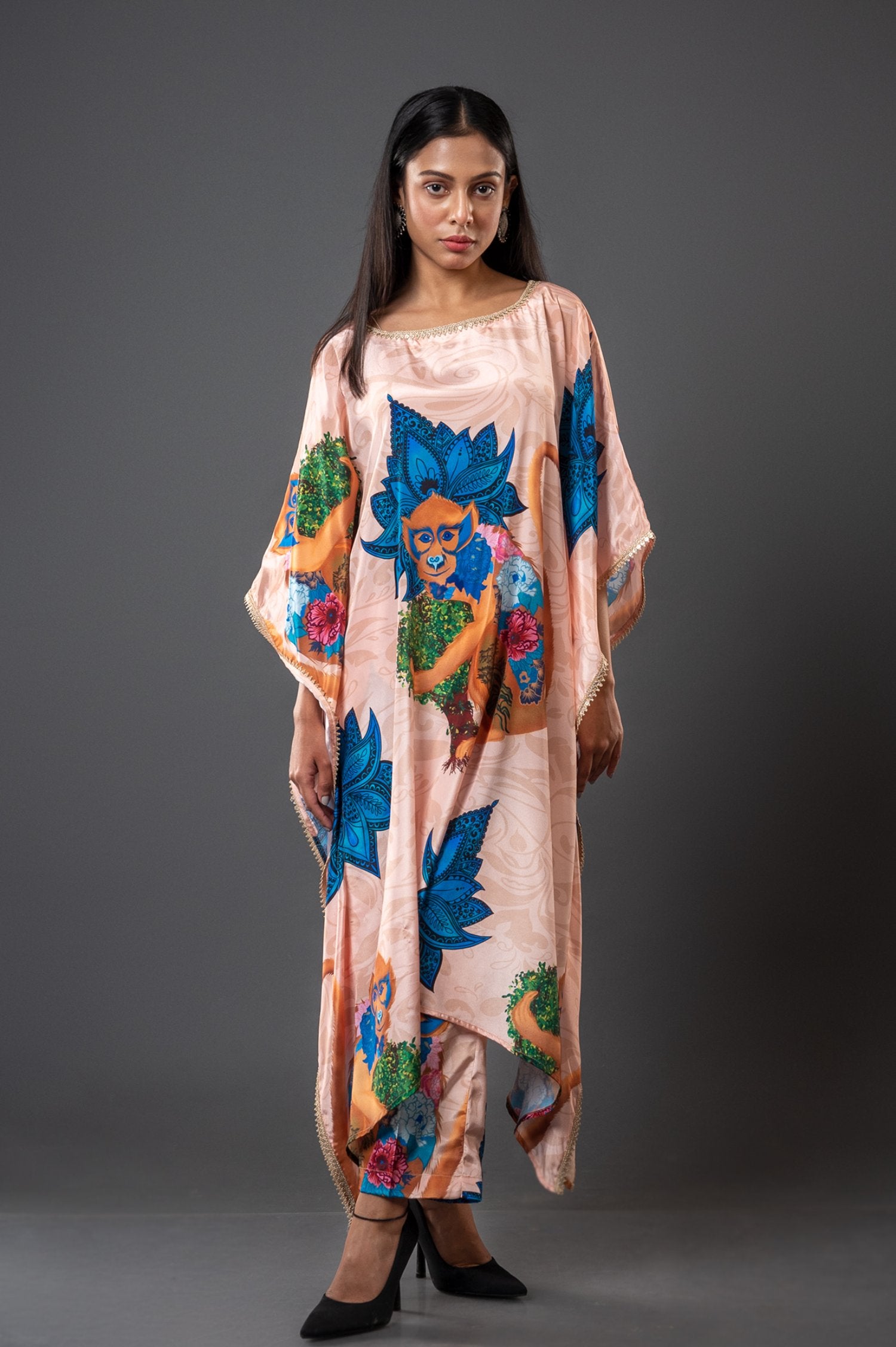 Veera Printed Kaftan Set