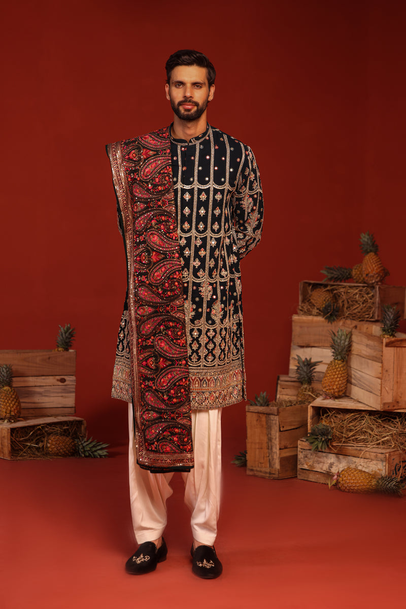 Sahil Teal Blue Kurta Set