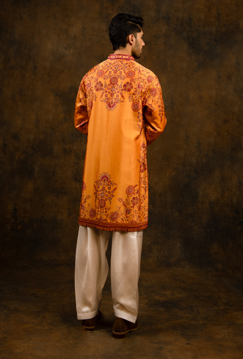 Saffron Orange Kurta