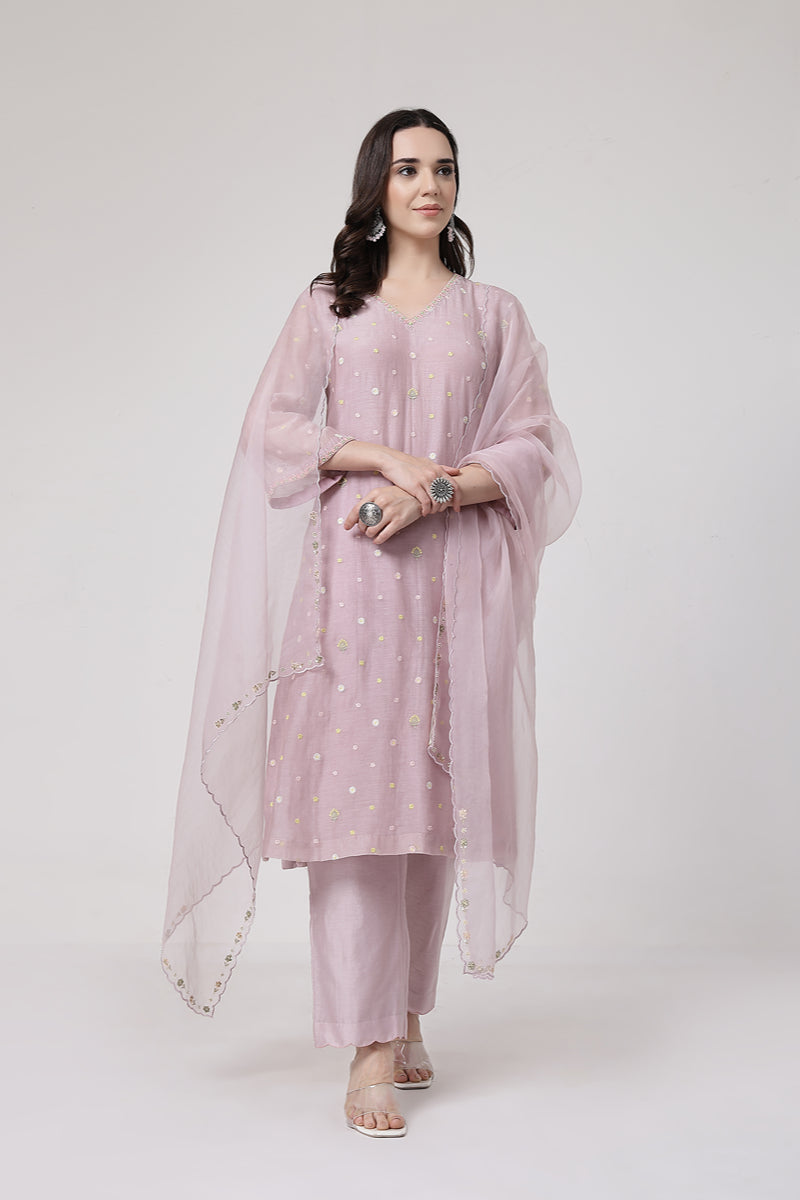Kamal V Neck Set