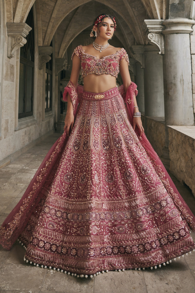 Dusk in Blossam Lehenga set
