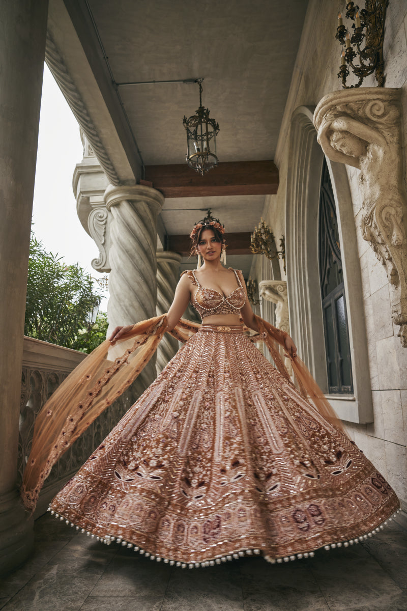 Golden Hour Lehenga Set