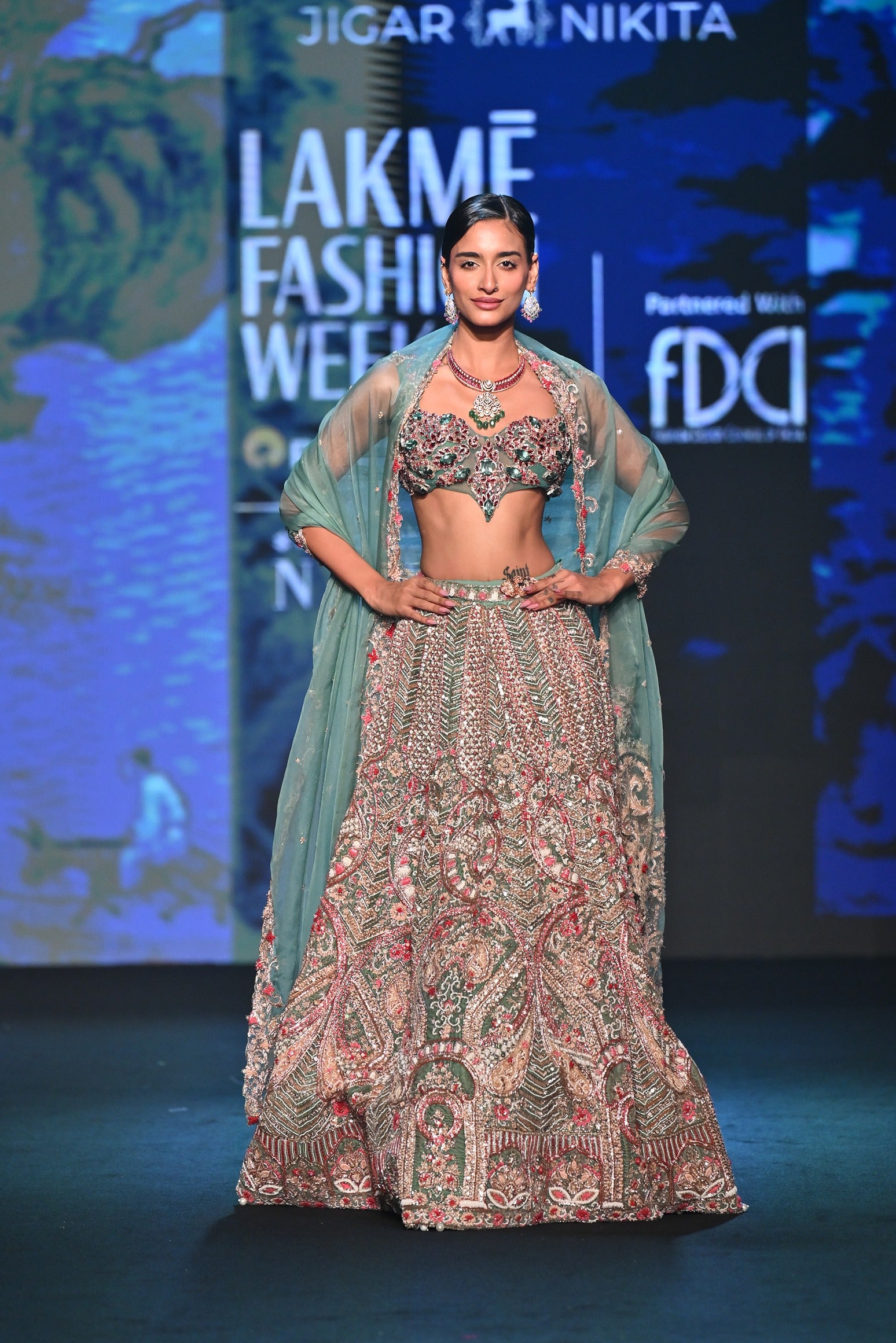 Siam Serenity Lehenga Set