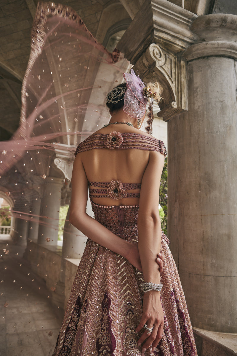 Siam Rose Lehenga Set