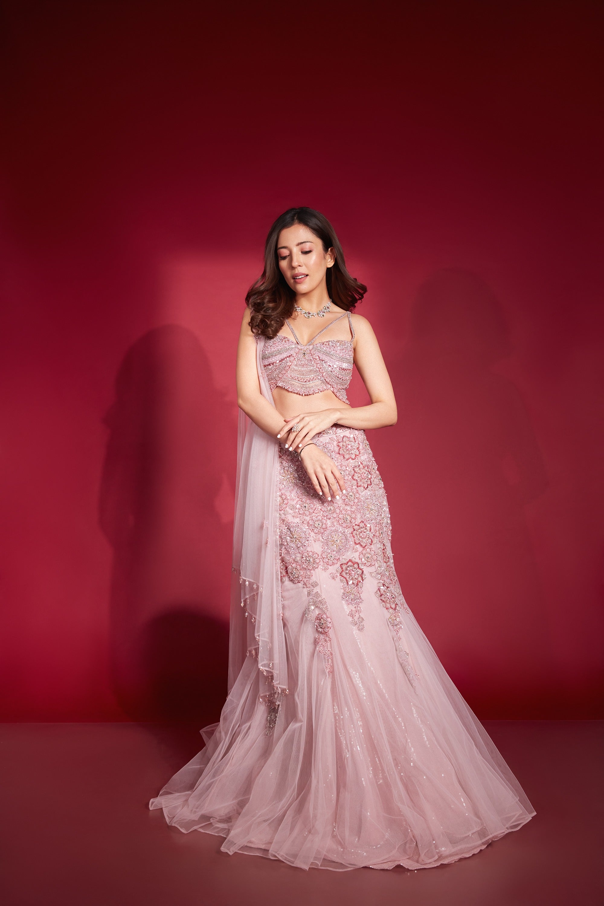 Rebecca Fishcut Lehenga Set