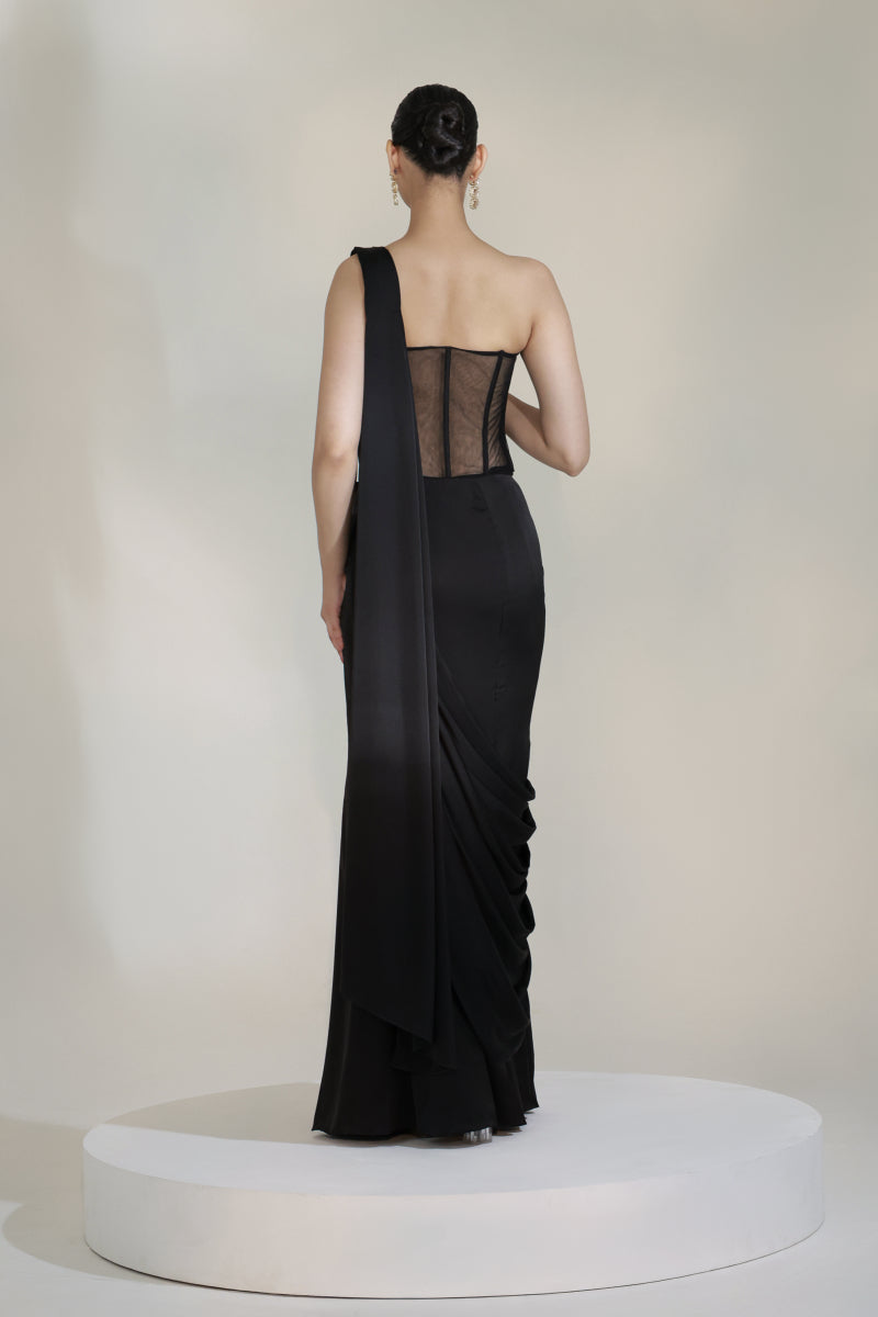 ECLIPSE CORSET SAREE SET