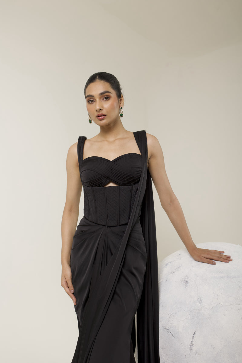 NEDA CORSET SAREE