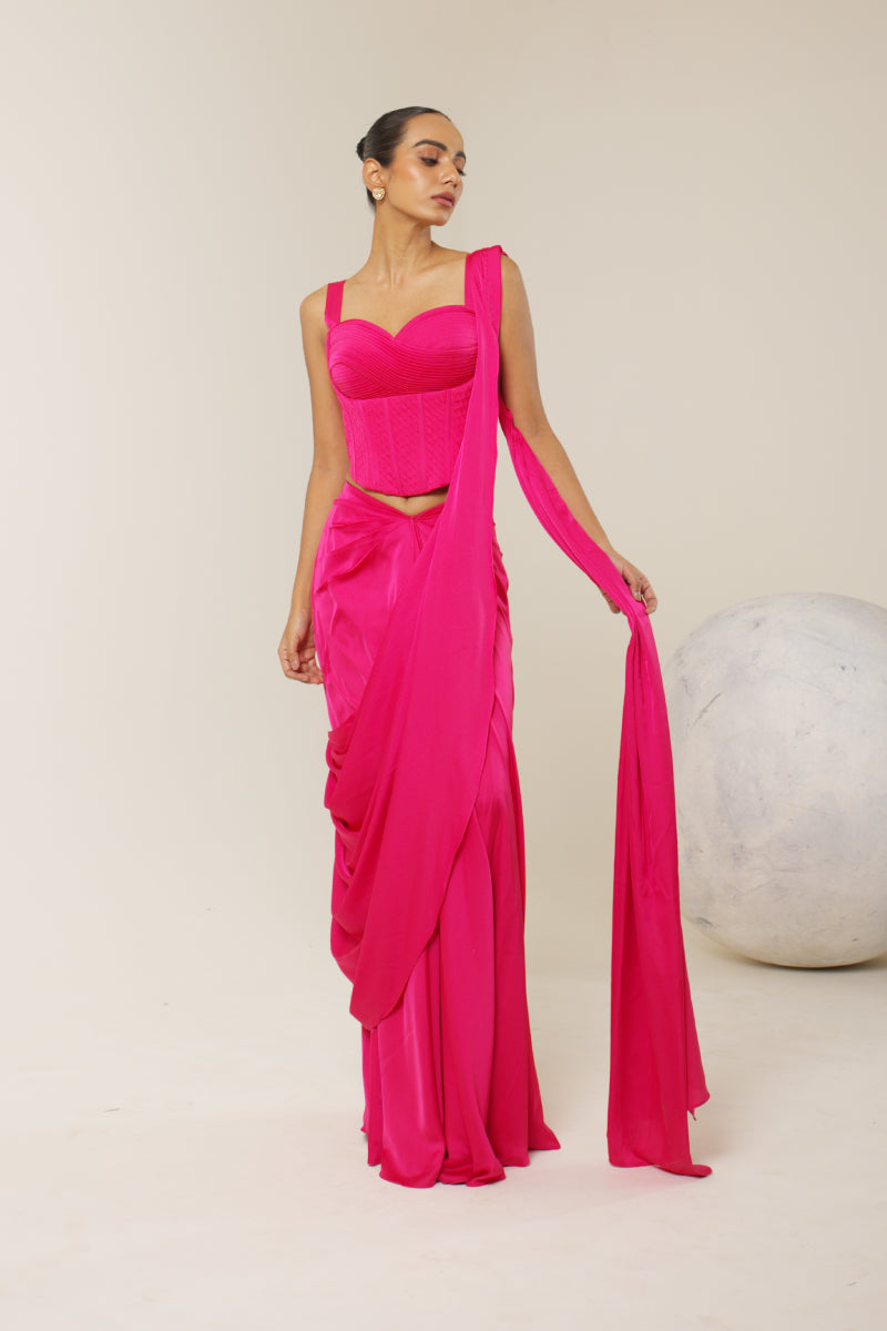 GOLABI CORSET SAREE