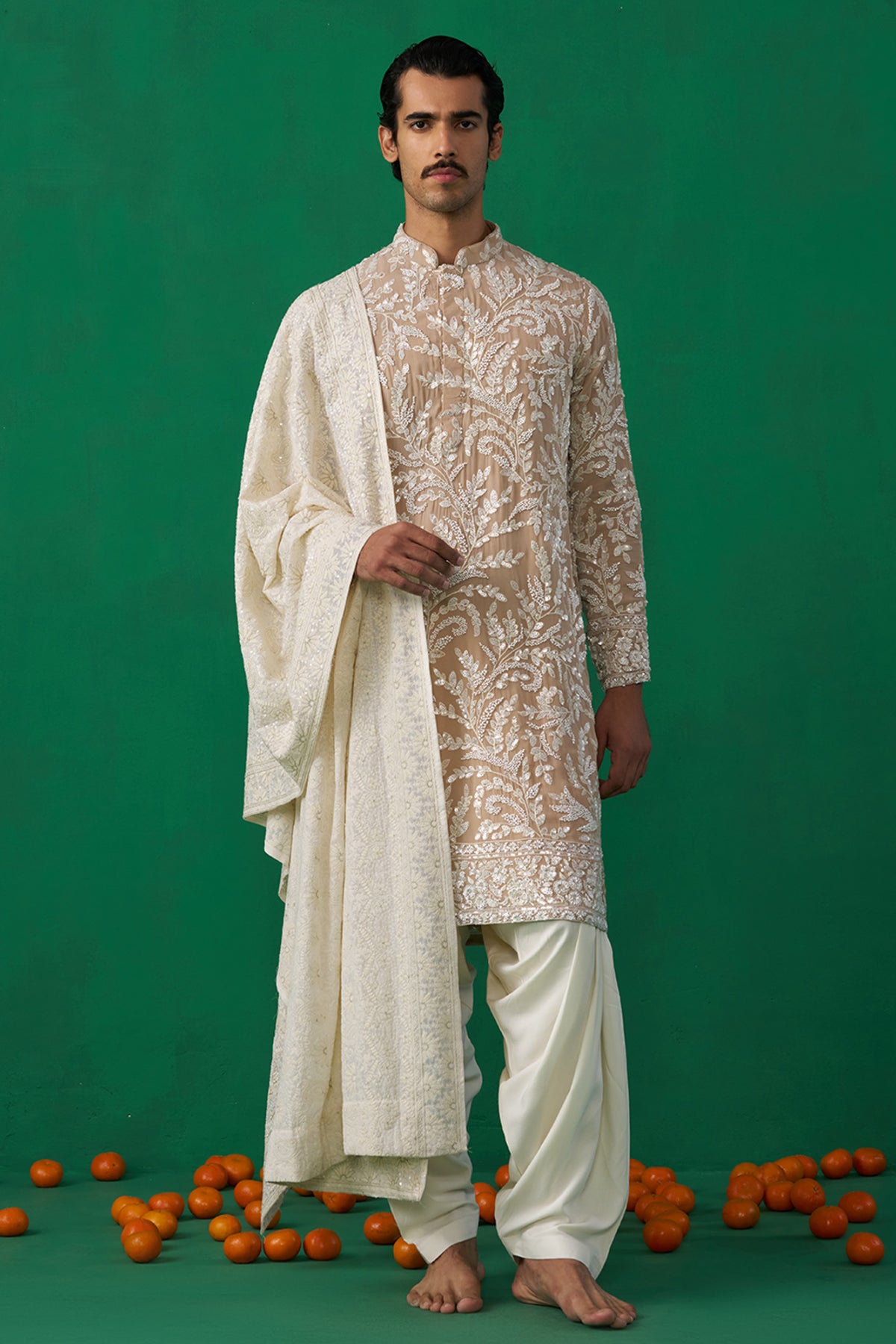 LEAF CHIKU KURTA SET