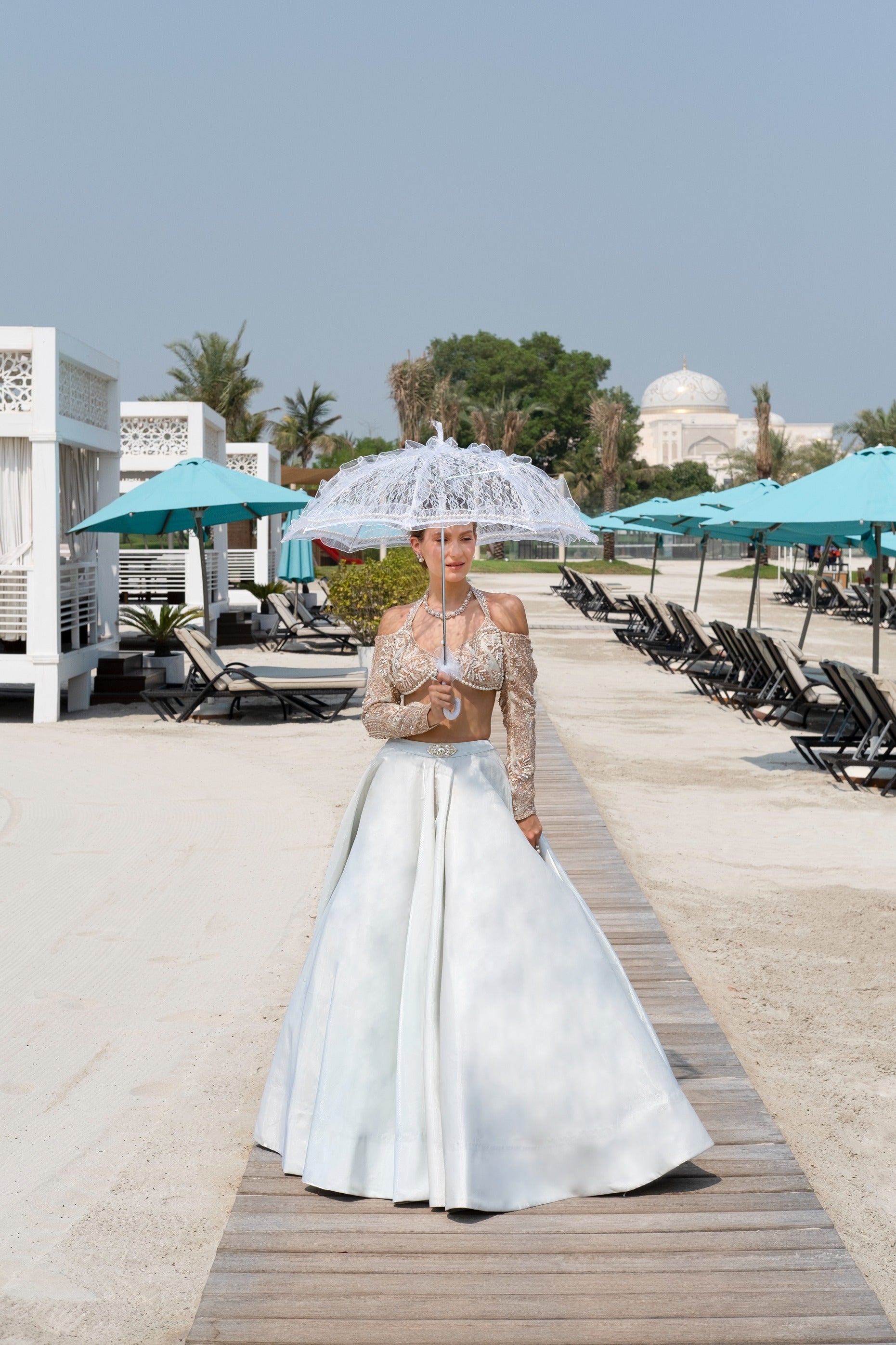 Ivymist Spring Mint Lehenga Set