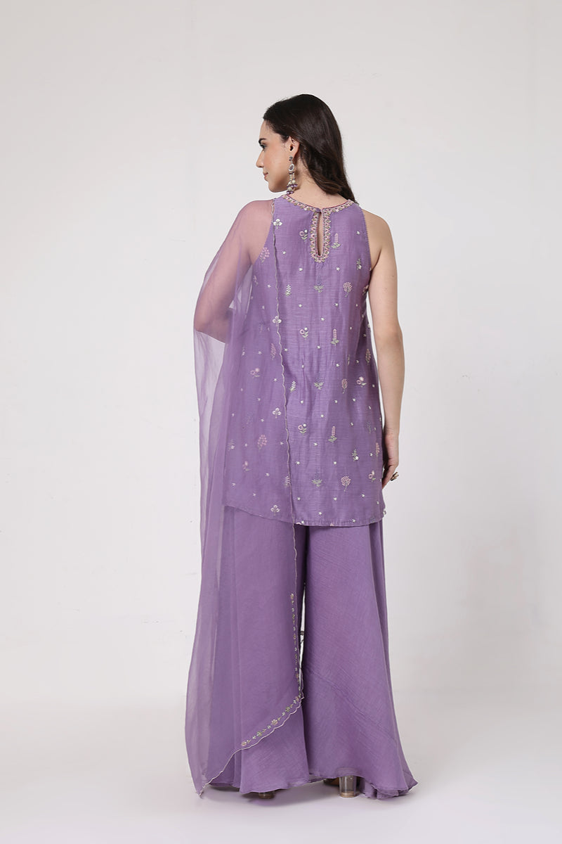 Lilac Sharara Set
