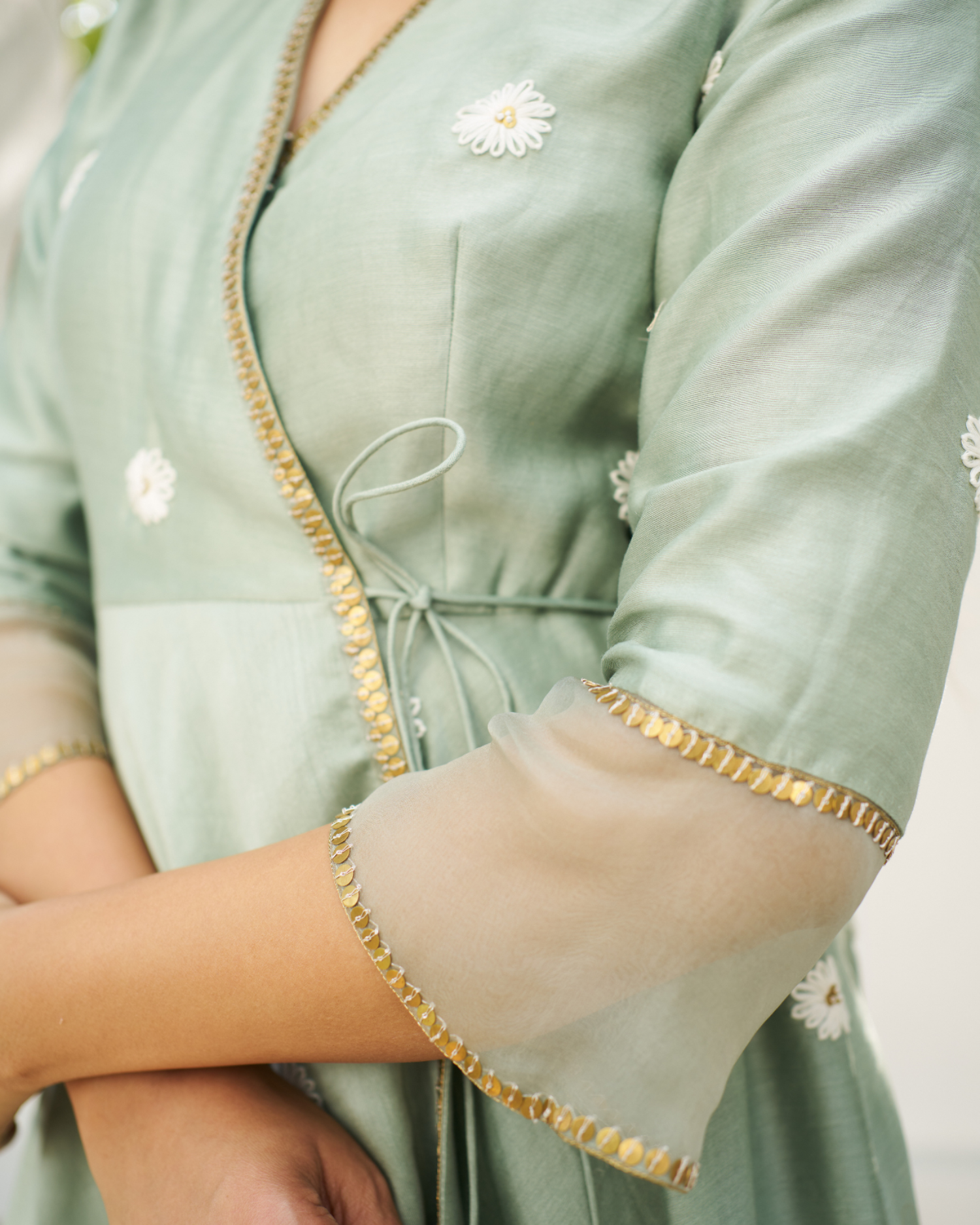 Lime Light Angrakha Suit Set