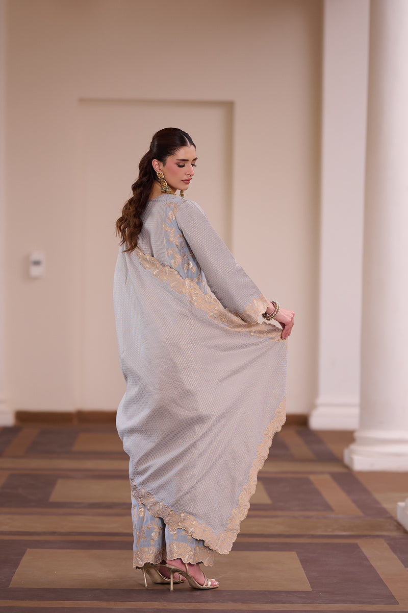 SAFAA MALAI GHEWAR KURTA SET