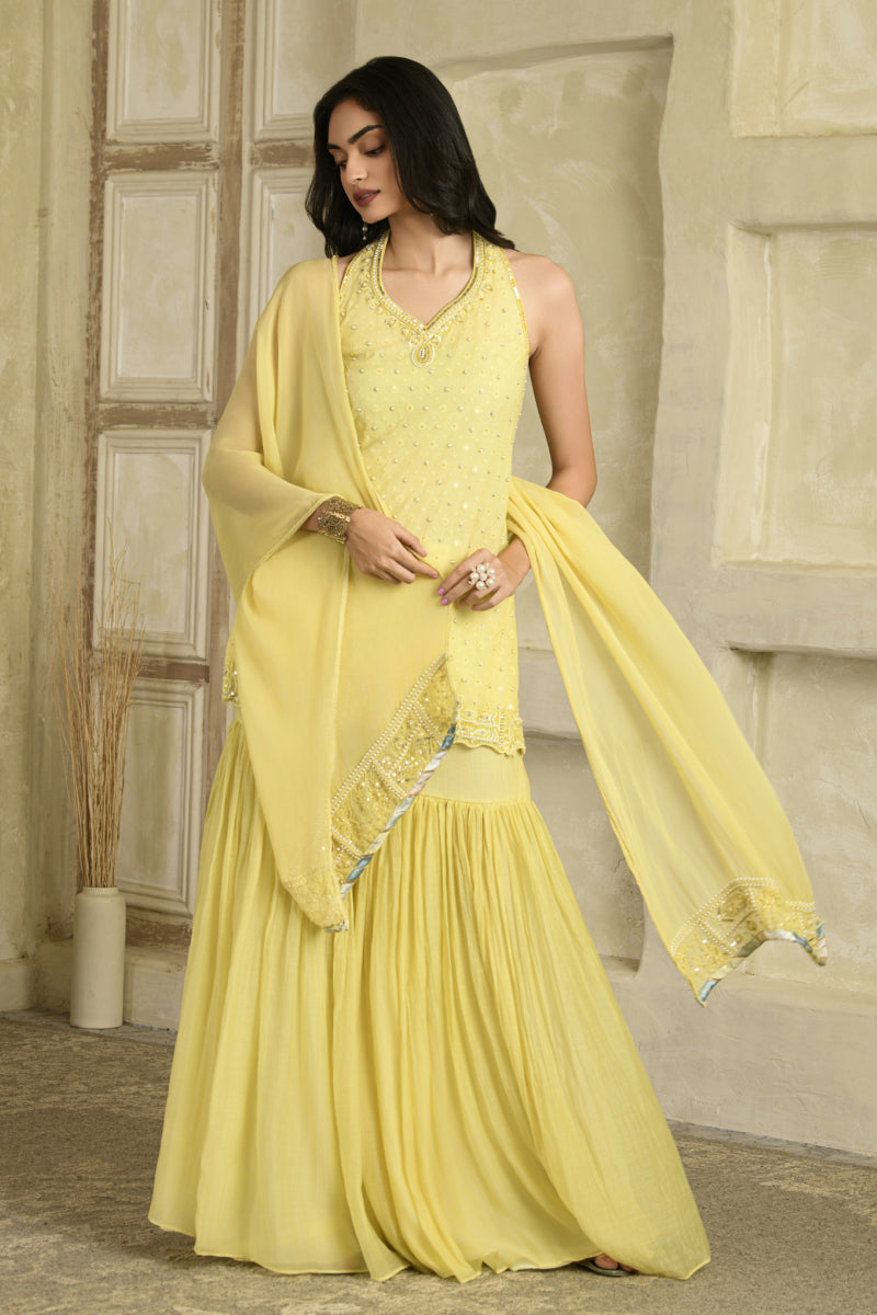 Ishqiya Tunic Set - Surajmukhi Yellow