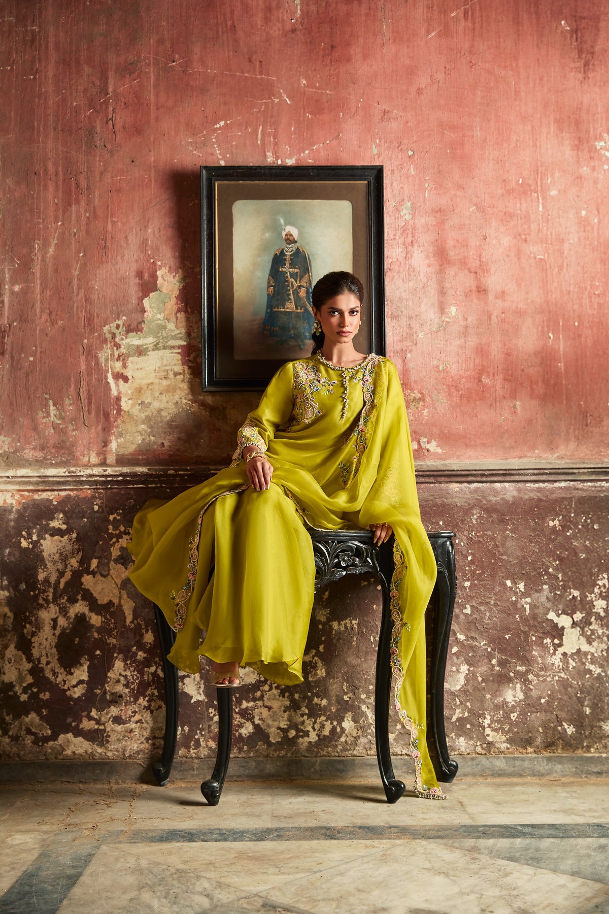 Kurta With Dupatta And Sharara