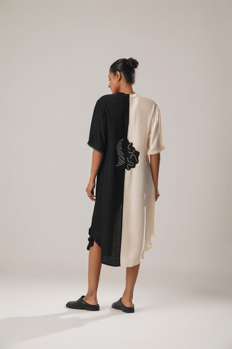MJ BOX PLEAT DRESS
