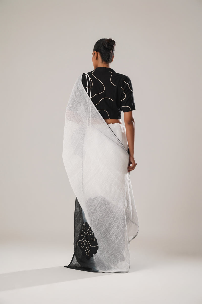 MJ OMBRE FLORAL SAREE