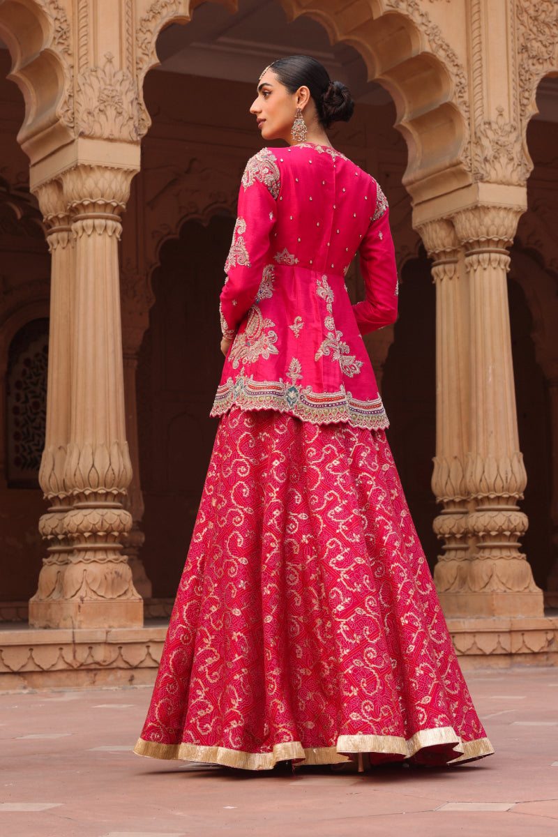 Noor rani peplum set