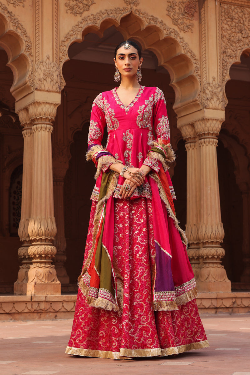 Noor rani peplum set