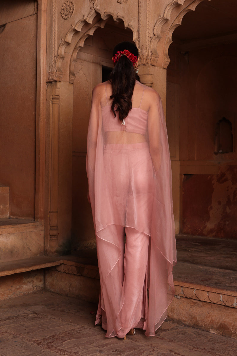 Pink chakra cape set