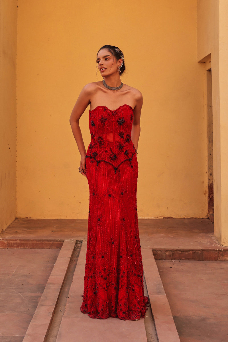 Maria chantelle fish cut lehenga