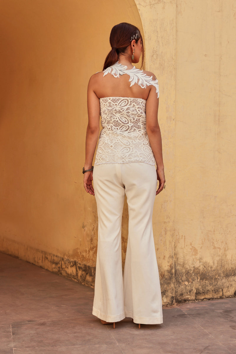 Iris slit pants cord set