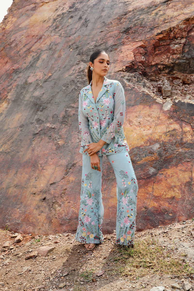 Flamingo Blue Co-Ord Set