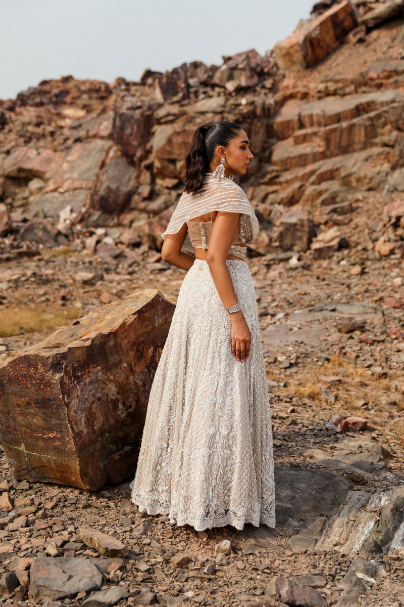 Snow White Lehenga Set